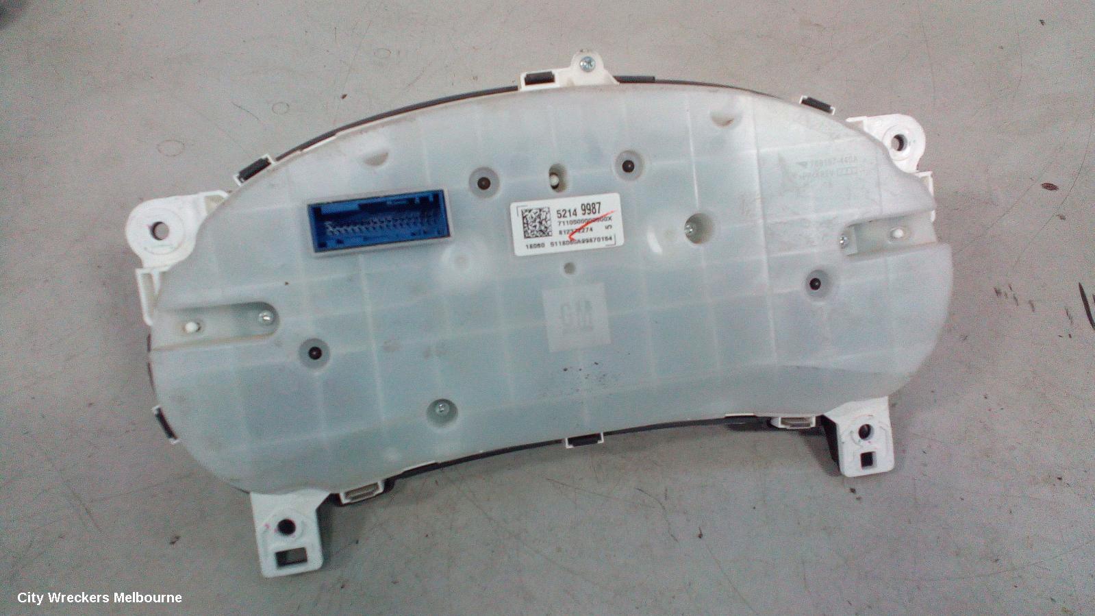 HOLDEN COLORADO INSTRUMENT CLUSTER, AUTO T/M, RG, 07/2016 - 12/2020 - Image 2