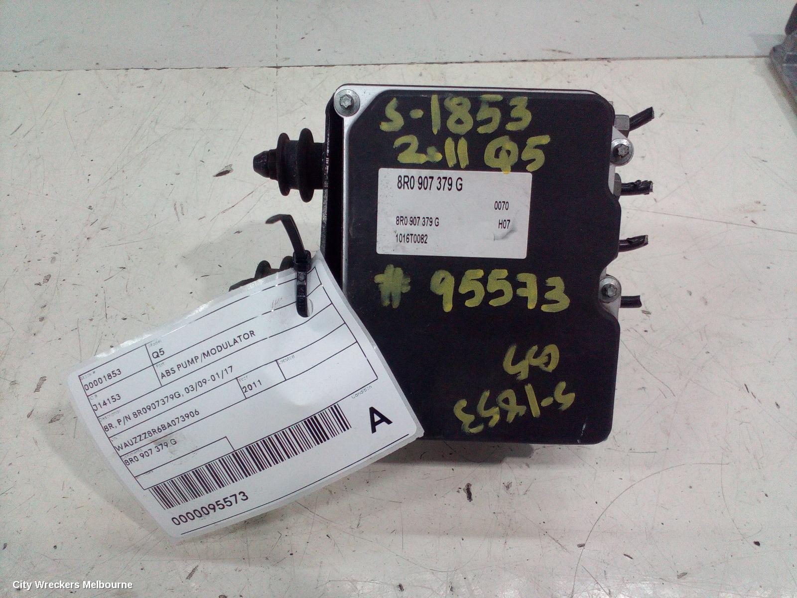 AUDI Q5 ABS PUMP/MODULATOR, 8R, P/N 8R0907379G, 03/2009 - 01/2017 - Image 1