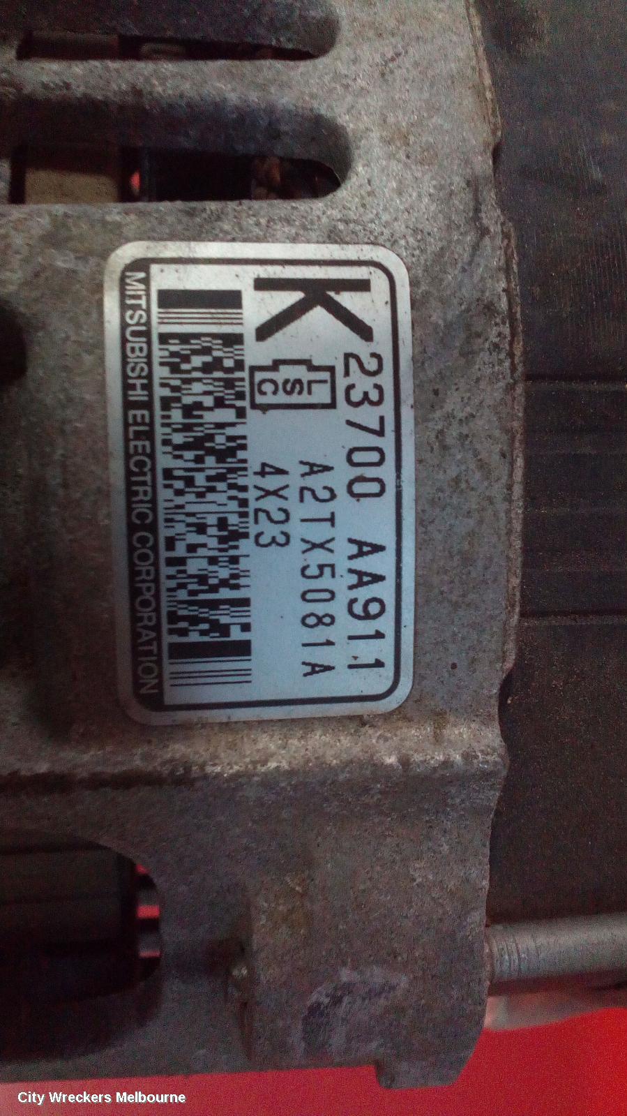 SUBARU WRX ALTERNATOR, PETROL, 2.0, FA20F, TURBO, V1, 03/2014 - 10/2021 - Image 2