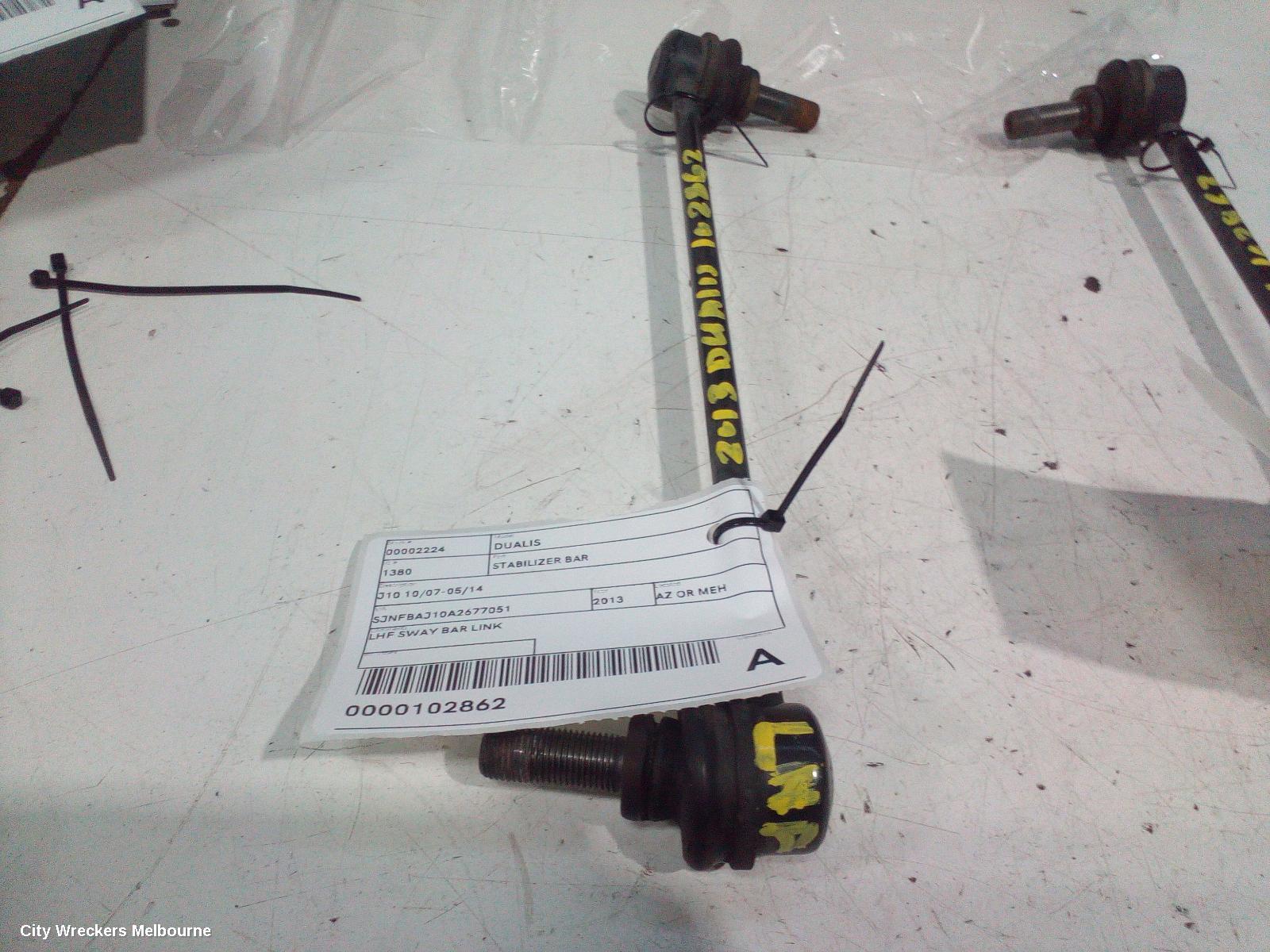 NISSAN DUALIS STABILISER BAR, J10 10/2007 - 05/2014 - Image 2