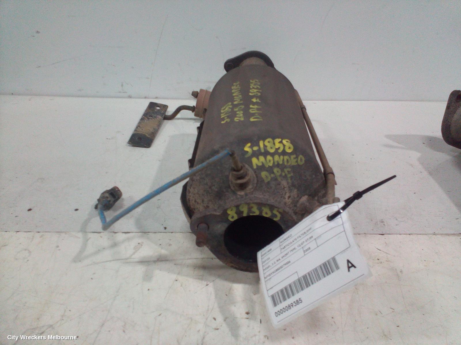 FORD MONDEO PARTICULATE FILTER/DPF, DIESEL, 2.0, MA, SHORT TYPE, 10/2007 - 07/2009 - Image 1