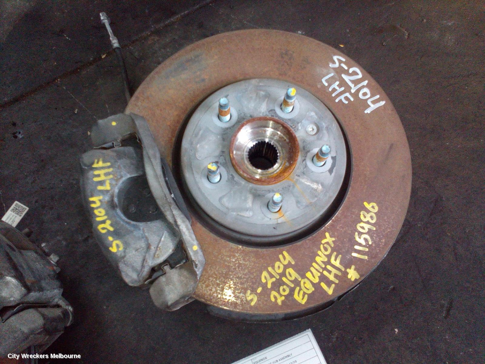 HOLDEN EQUINOX LEFT FRONT HUB ASSEMBLY, EQ, FWD, 2.0, PETROL, AUTO T/M, 09/2017 - 12/2020 - Image 2