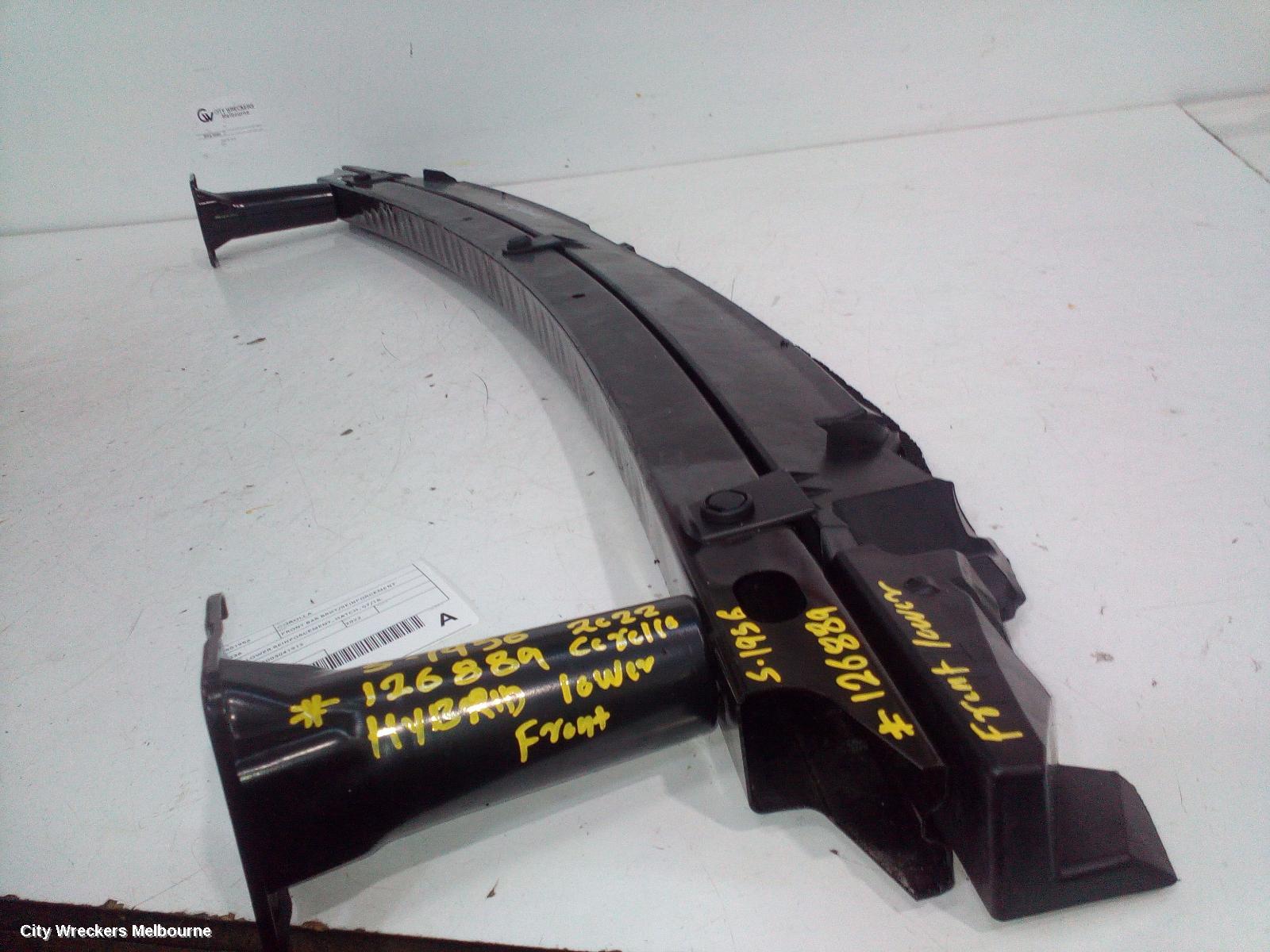 TOYOTA COROLLA F/BAR REINFORC/BRACK, E210, LOWER REINFORCEMENT, HATCH, 07/2018 ONWARDS - Image 1