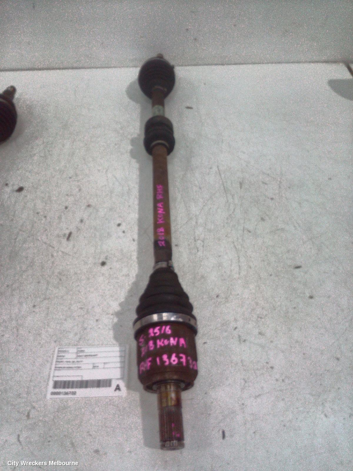 HYUNDAI KONA RIGHT DRIVESHAFT, FRONT, FWD, OS, 09/2017 ONWARDS - Image 2