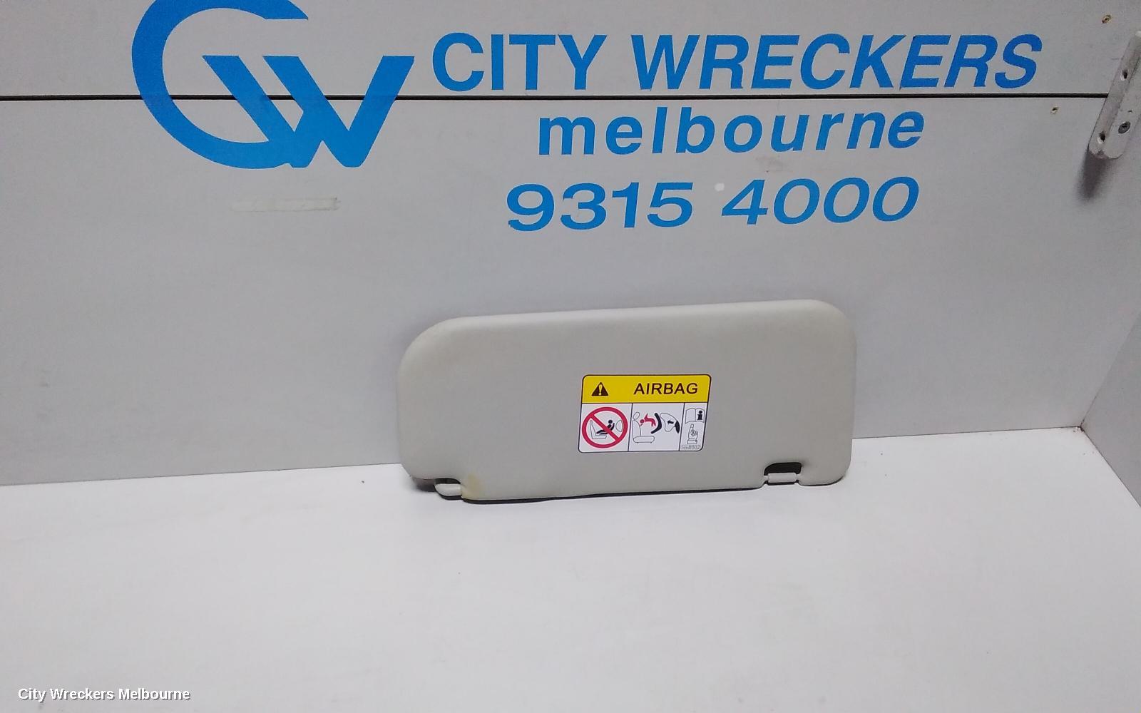 MITSUBISHI TRITON SUNVISOR, MQ, LH SIDE, VINYL, GREY, 03/2015 - 10/2018 - Image 1