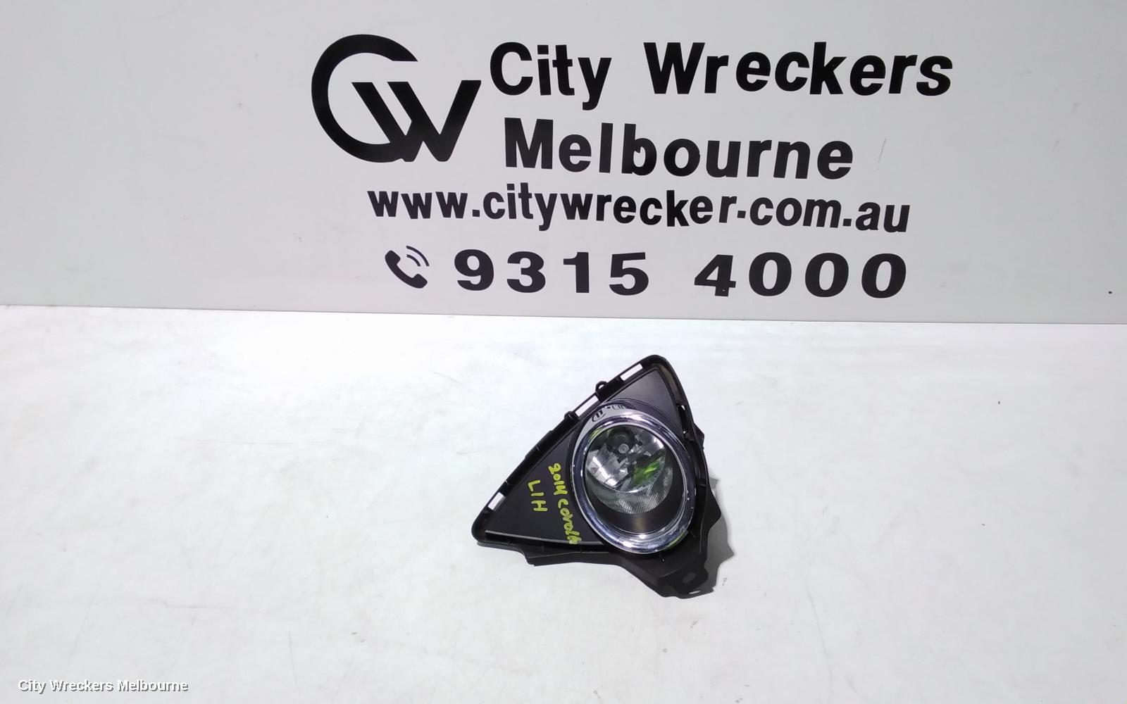 TOYOTA COROLLA LEFT INDICATOR/FOG/SIDE, BUMPER FOGLAMP, ZRE182R, HATCH, 10/2012 - 03/2015 - Image 1