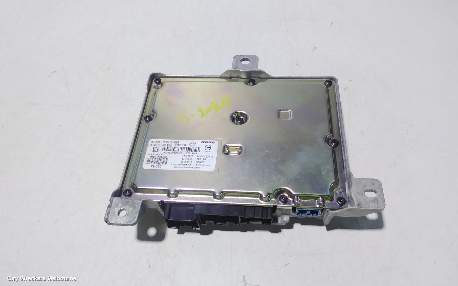 MAZDA CX30 RADIO/CD/DVD/SAT/TV, AMPLIFIER, NON PREMIUM TYPE, DM, 10/2019 ONWARDS - Image 2