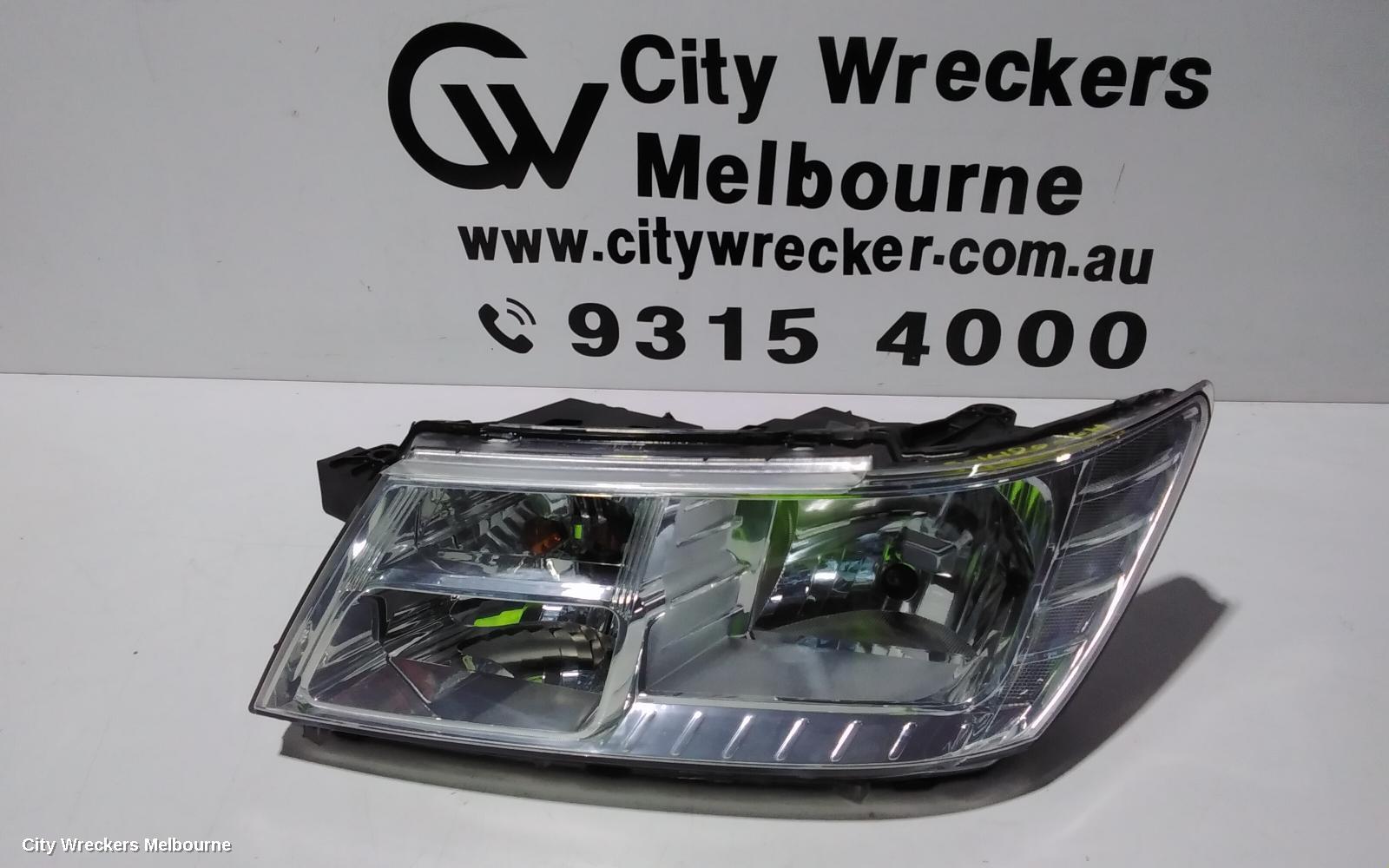 DODGE JOURNEY LEFT HEADLAMP, JC, CHROME INSERT, 05/2008 - 12/2016 - Image 1