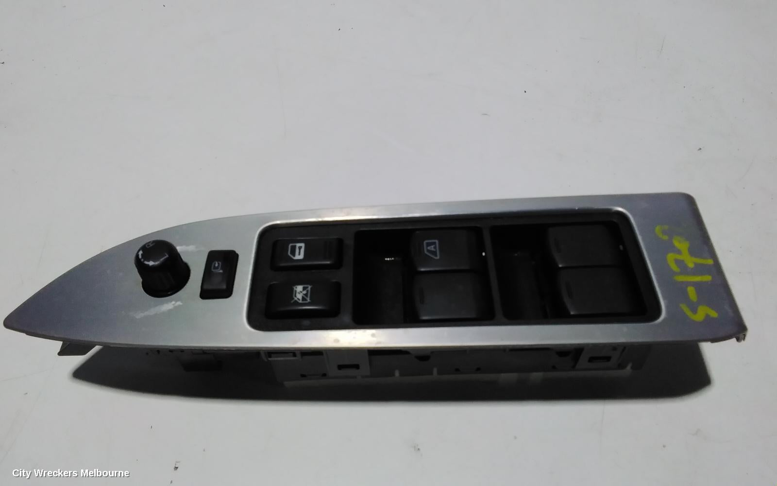 NISSAN MURANO PWR DR WIND SWITCH, RH FRONT (MASTER SWITCH), Z51, ST TYPE, 12/2008 - 12/2014 - Image 1