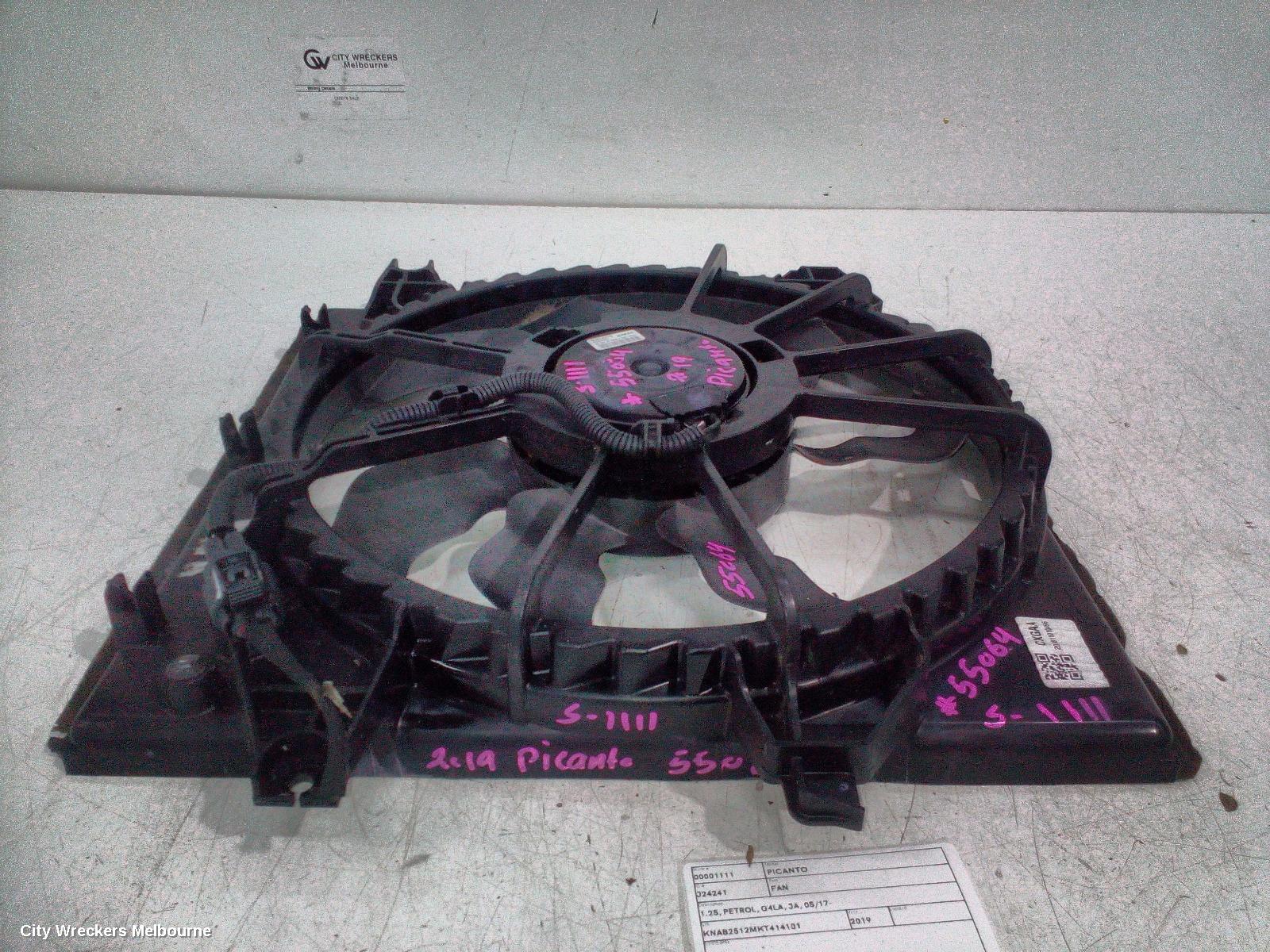 KIA PICANTO FAN, 1.25, PETROL, G4LA, JA, 05/2017 ONWARDS - Image 2