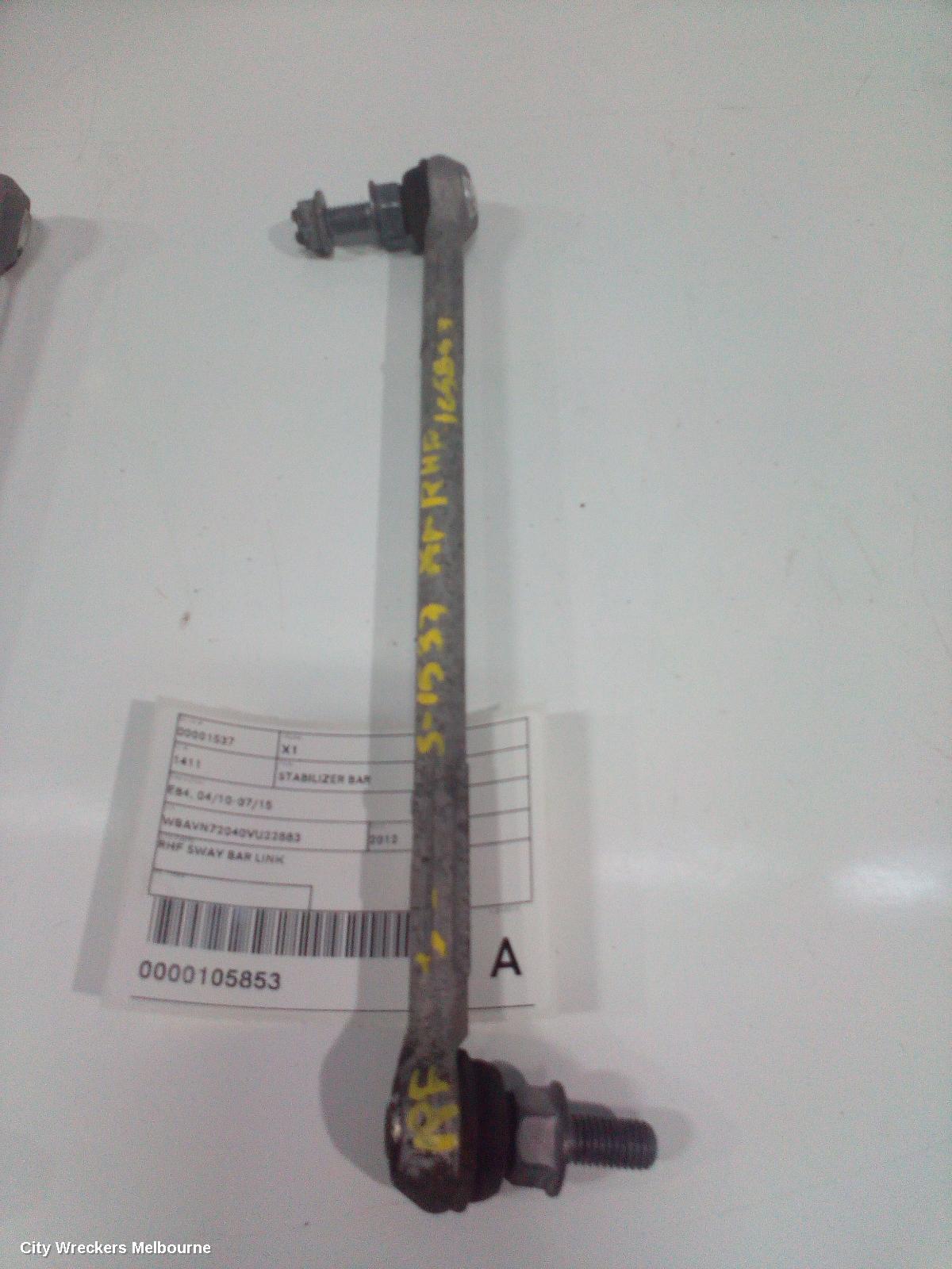 BMW X1 STABILISER BAR, E84, 04/2010 - 07/2015 - Image 1