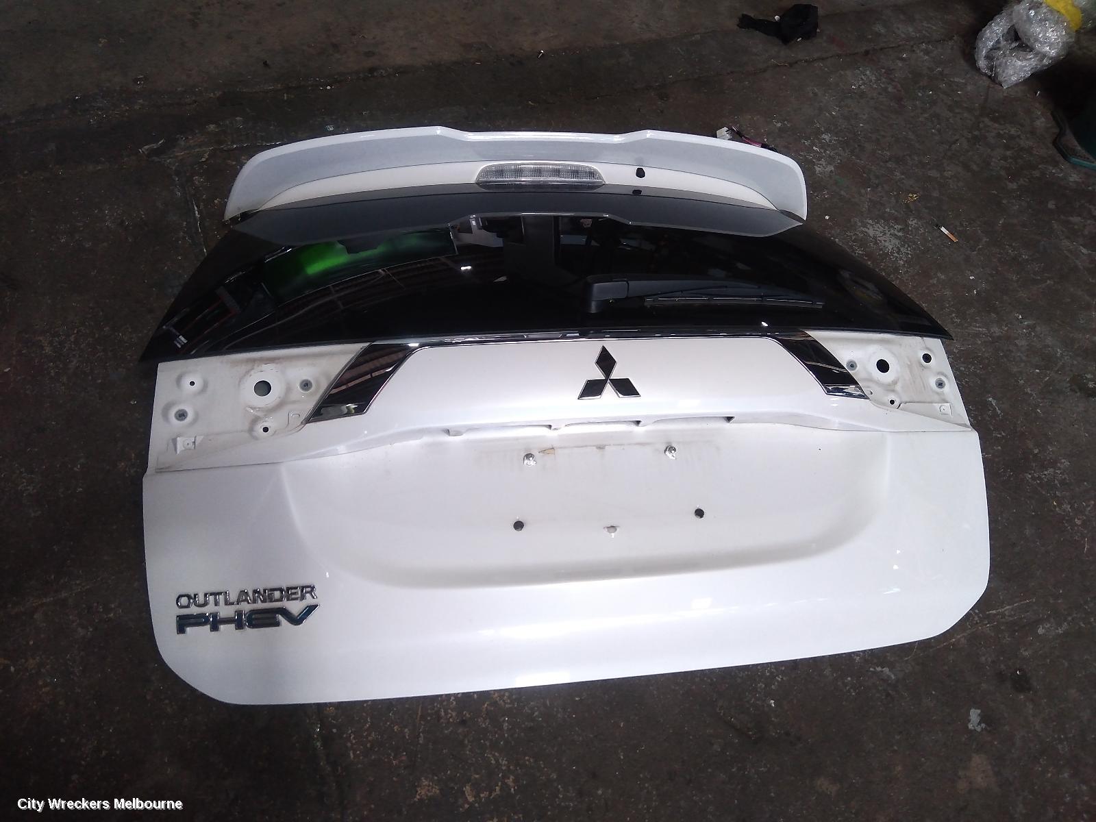 MITSUBISHI OUTLANDER BOOTLID/TAILGATE, TAILGATE, ZK-ZL, PHEV/HYBRID, W/ POWER LIFTGATE, SPOILERED & CAMERA TYPE, 07/2018 - 07/2021 - Image 1