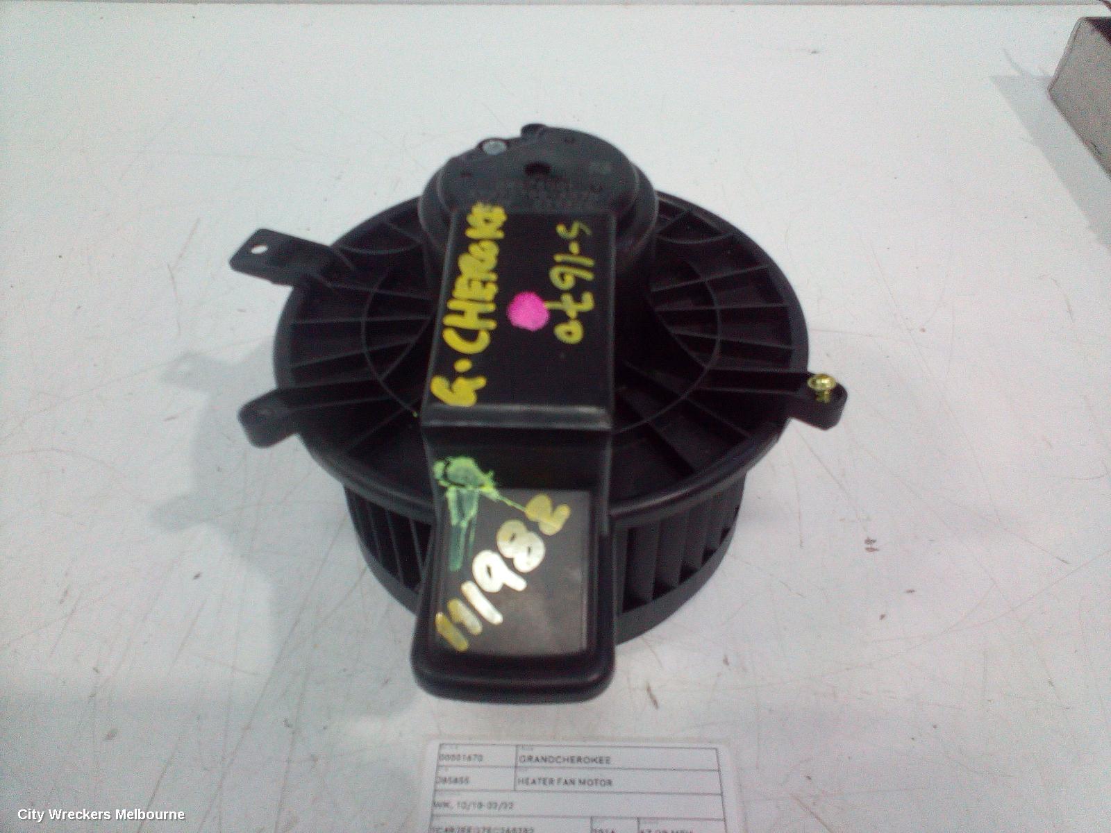 JEEP GRANDCHEROKEE HEATER FAN MOTOR, WK, 10/2010 - 02/2022 - Image 1