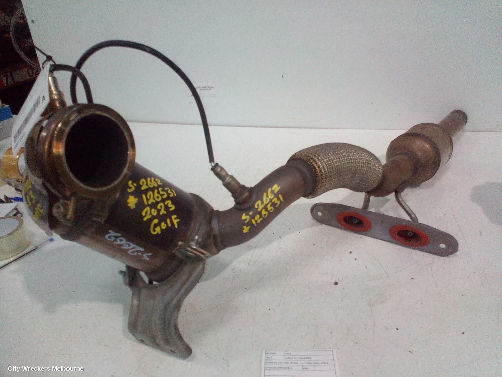 VOLKSWAGEN GOLF CATALYTIC CONVERTER, DOWNPIPE-CAT TYPE, PETROL, 1.4, TURBO, DJKA, GEN 8, 09/2020 ONWARDS - Image 2