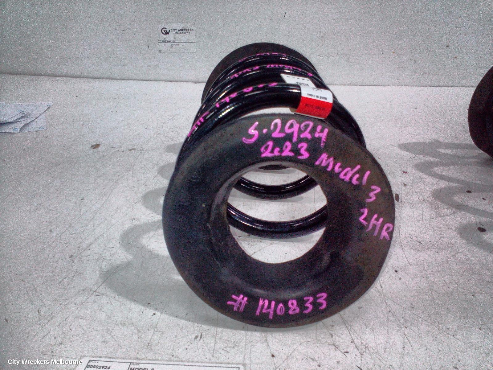 TESLA MODEL 3 REAR COIL SPRING, 1ST GEN, 06/2019 ONWARDS - Image 1