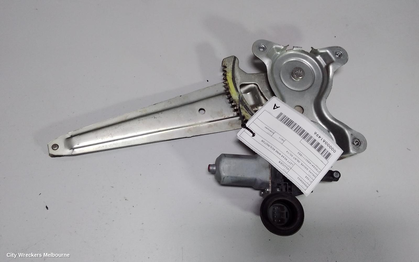 TOYOTA KLUGER LEFT REAR WND REG/MOTOR, GSU40-GSU45, 08/2007 - 02/2014 - Image 1