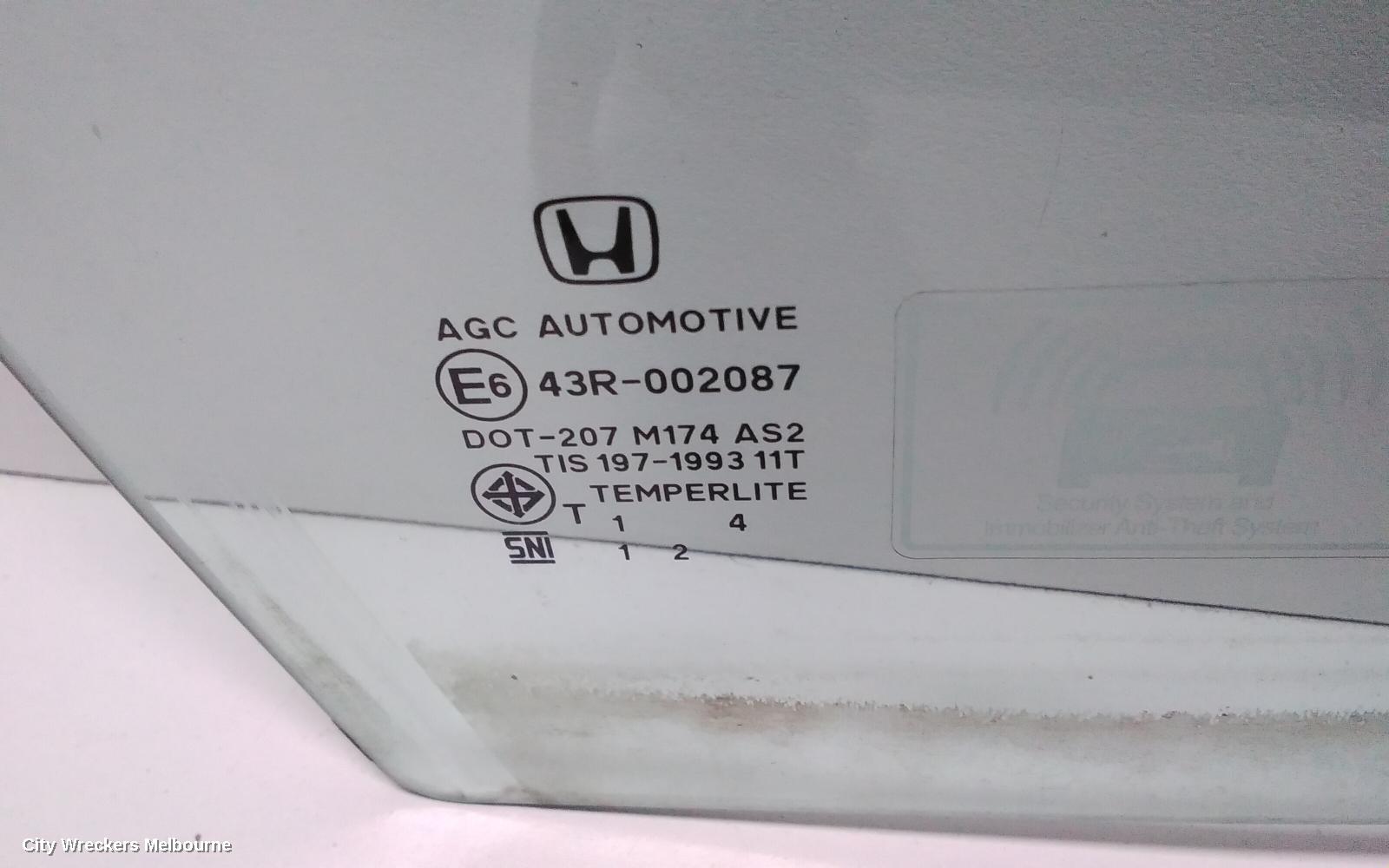 HONDA HRV RIGHT FRONT DOOR WINDOW, RU, 12/2014 - 10/2021 - Image 2
