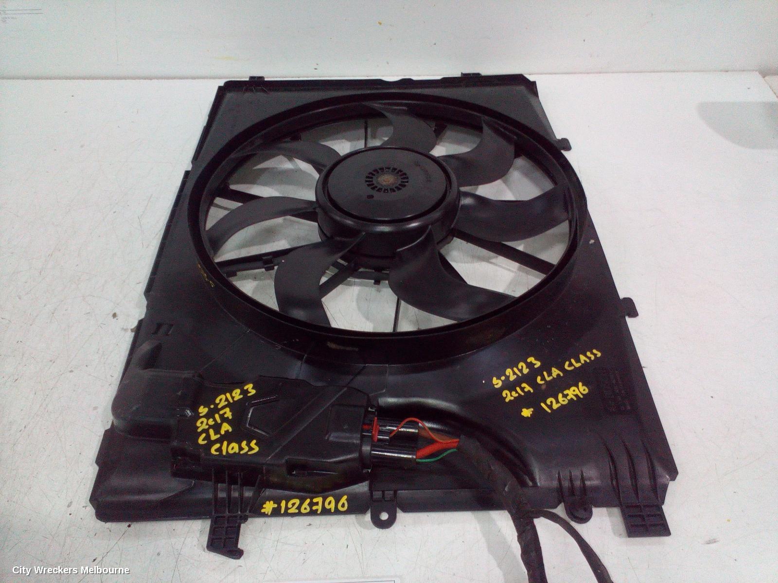 MERCEDES CLA CLASS FAN, SINGLE FAN ASSY, 1.6, PETROL, C117/X117, 10/2013 - 01/2019 - Image 1