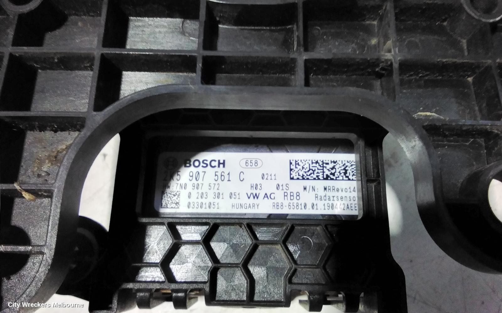 VOLKSWAGEN CADDY, 2KN, 12/2015 - 02/2021, DISTRONIC RADAR SENSOR 2K5 907 561 C: 100552 - Image 3