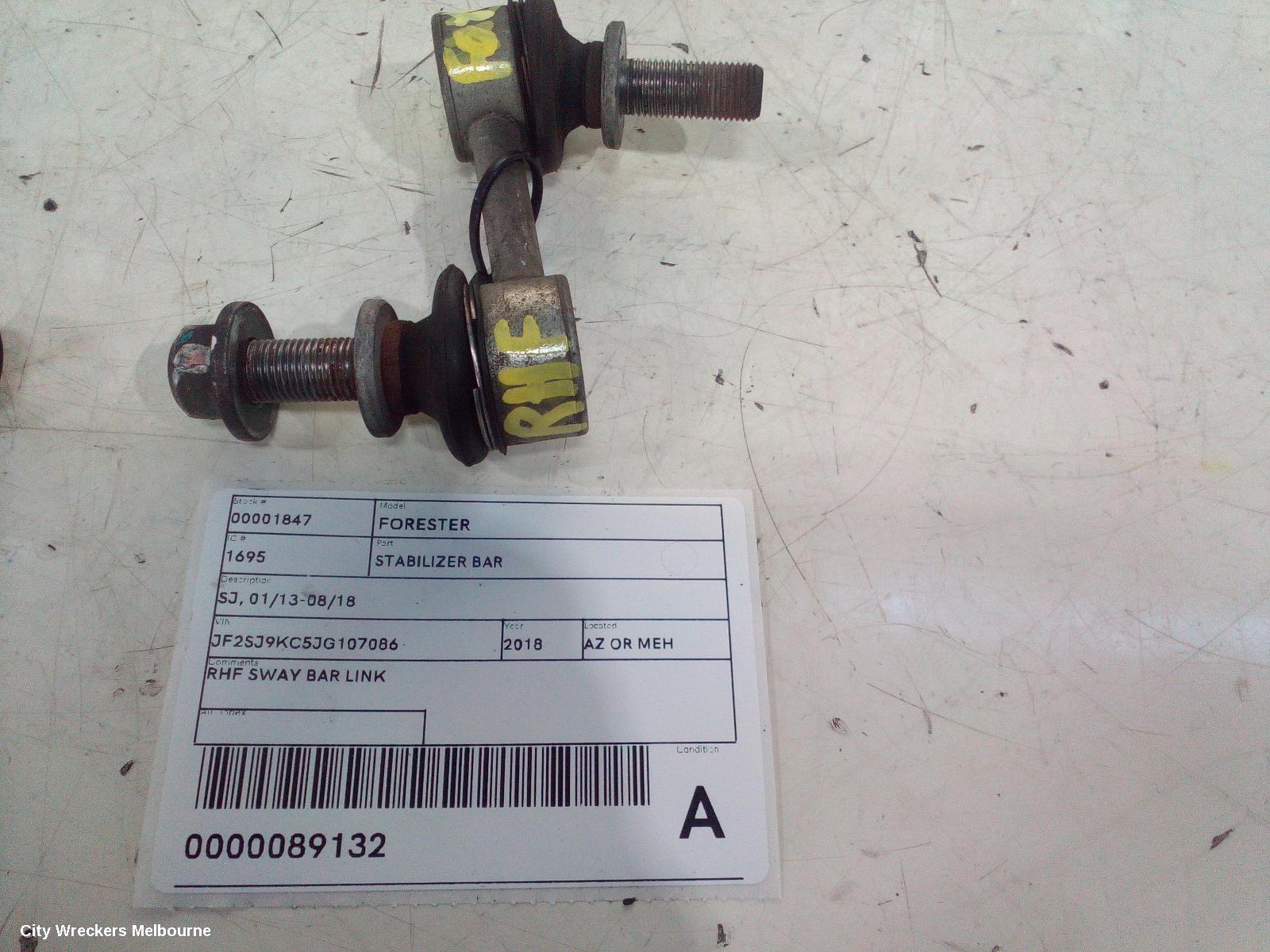 SUBARU FORESTER STABILISER BAR, SJ, 01/2013 - 08/2018 - Image 1