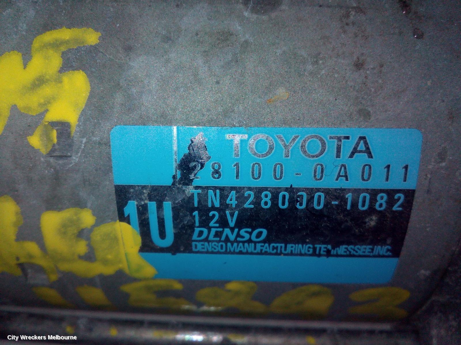 TOYOTA KLUGER STARTER, PETROL, 3.5, 2GR-FE, GSU50/GSU55, 12/2013 - 10/2016 - Image 3