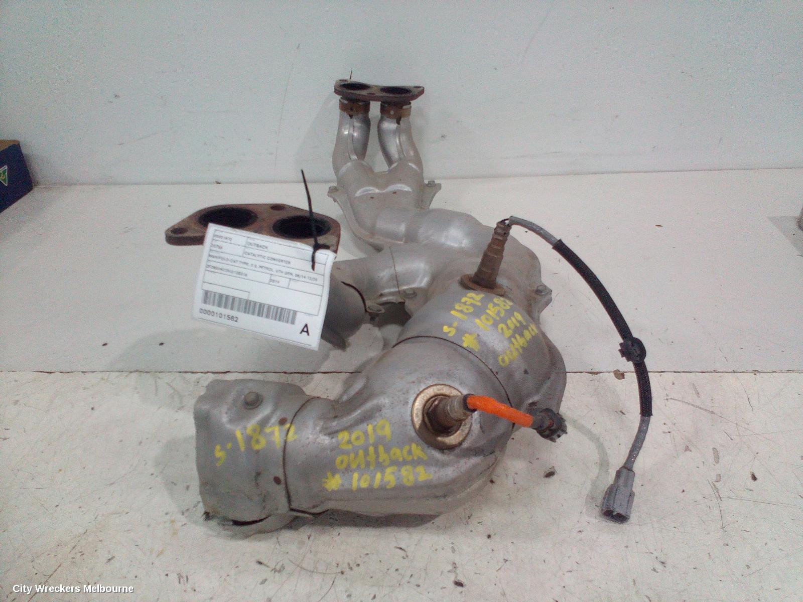 SUBARU OUTBACK CATALYTIC CONVERTER, MANIFOLD-CAT TYPE, 2.5, PETROL, 6TH GEN, 08/2014 - 12/2020 - Image 2