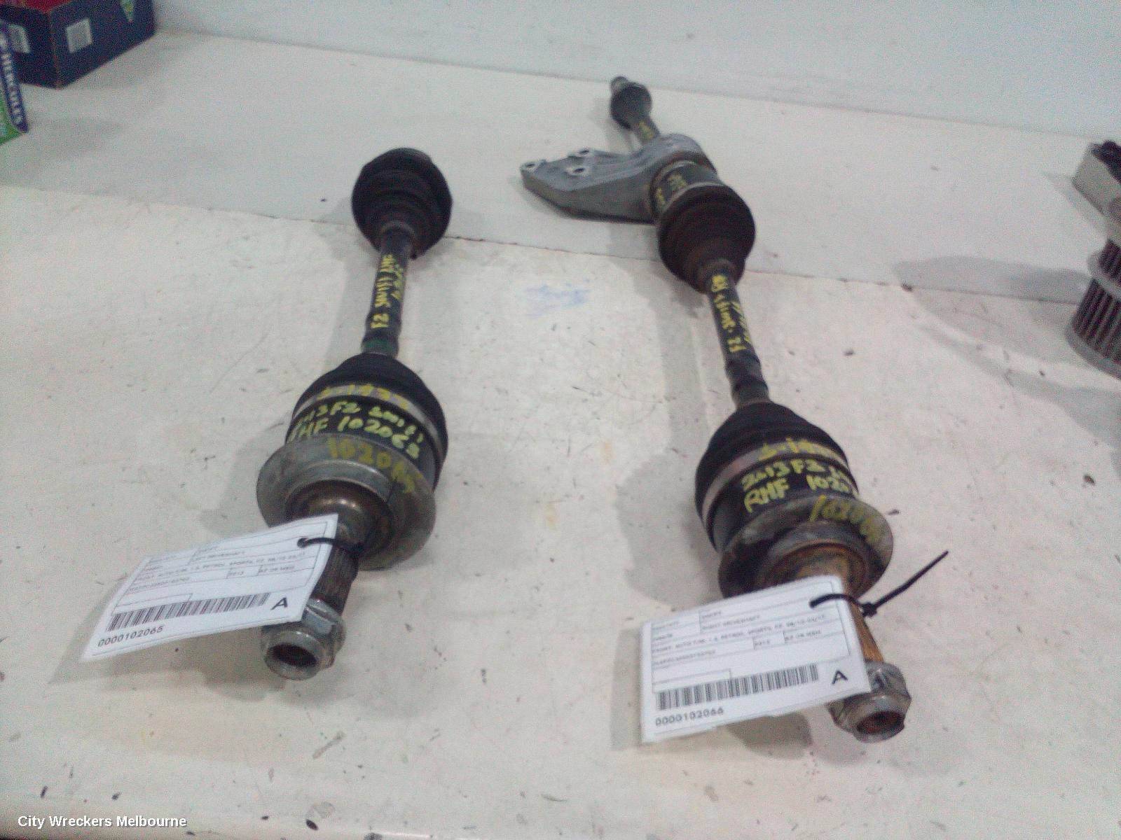 SUZUKI SWIFT LEFT DRIVESHAFT, FRONT, AUTO T/M, 1.6, PETROL, SPORTS, FZ, 08/2010 - 03/2017 - Image 3