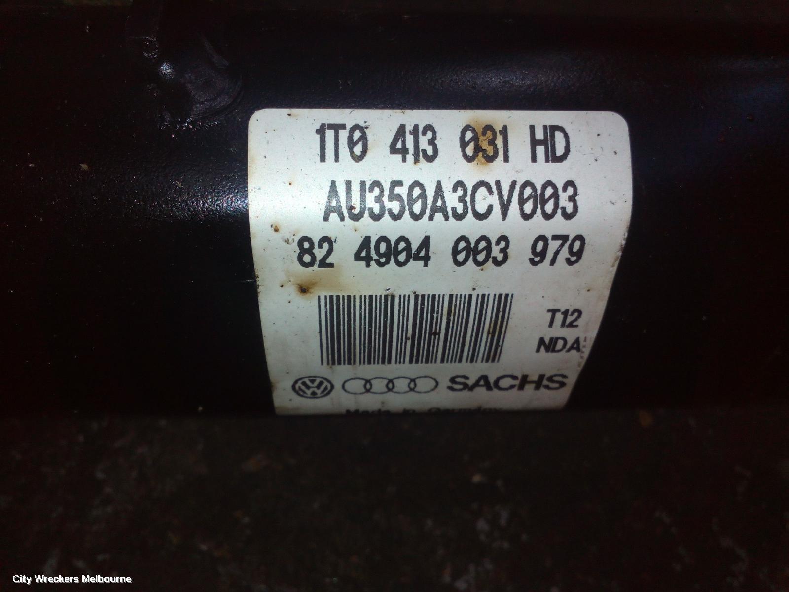 AUDI A3 LEFT FRONT STRUT, 2DR CABRIOLET, 8P, 07/2008 - 04/2013 - Image 1