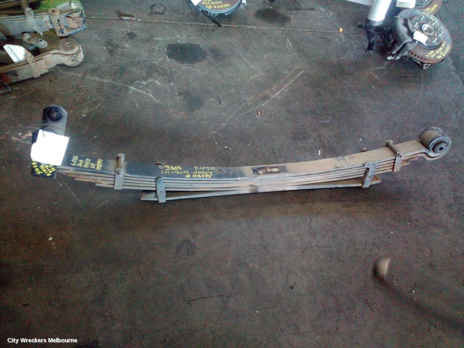 TOYOTA HIACE REAR LEAF SPRING, 300 SERIES, LWB, BUS, LH SIDE, 04/2019 ONWARDS - Image 2