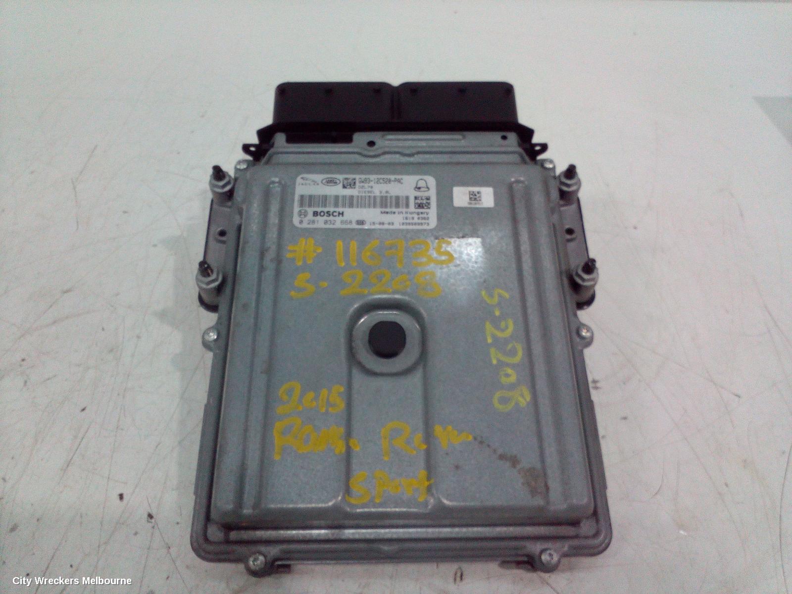 LAND ROVER RANGEROVER SPORT ECU, ENGINE ECU, 3.0, DIESEL, ECU ONLY, L494, 06/2013 - 04/2022 - Image 1