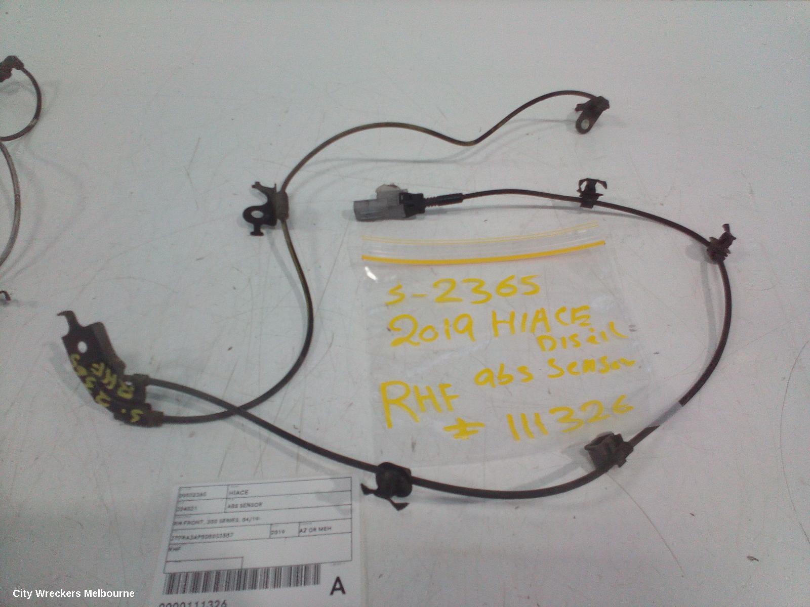 TOYOTA HIACE ABS SENSOR, RH FRONT, 300 SERIES, 04/2019 ONWARDS - Image 1