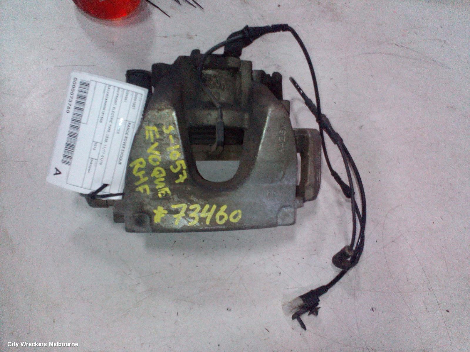 LAND ROVER RANGEROVER EVOQUE CALIPER, RH FRONT, L538, 300MM, 11/2011 - 01/2019 - Image 1