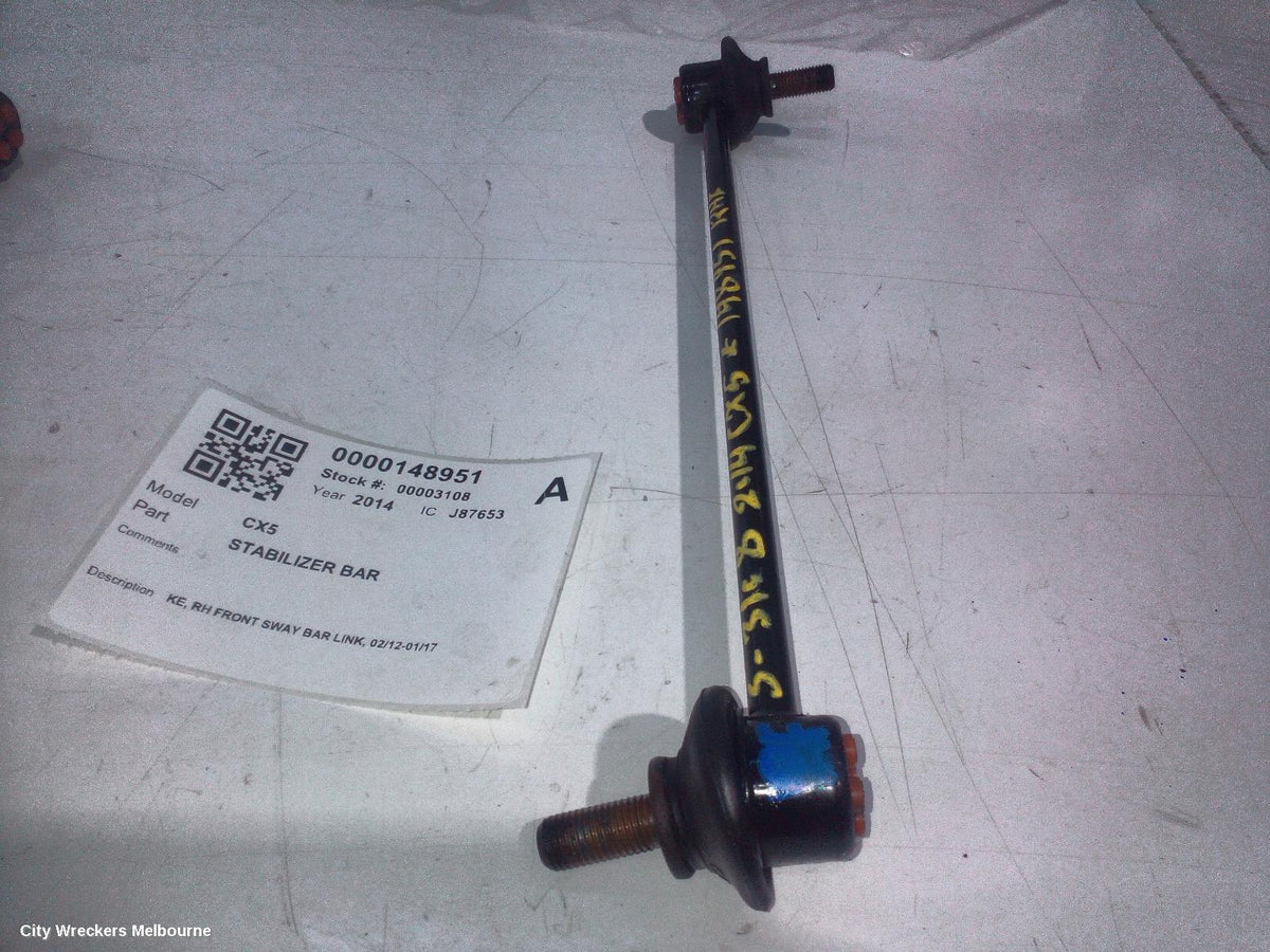 MAZDA CX5 STABILISER BAR, KE, RH FRONT SWAY BAR LINK, 02/2012 - 01/2017 - Image 1