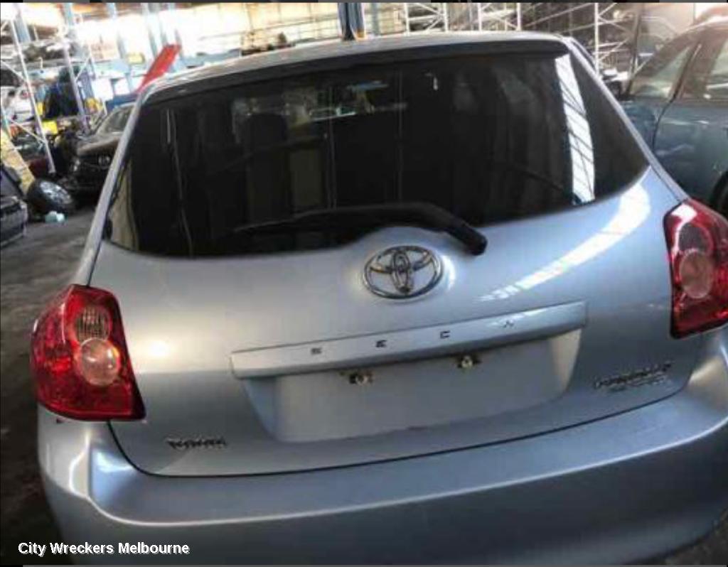 TOYOTA COROLLA BOOTLID/TAILGATE, TAILGATE, ZRE152R, HATCH, ASCENT, SMALL SPOILERED TYPE, 03/2007 - 09/2009 - Image 1