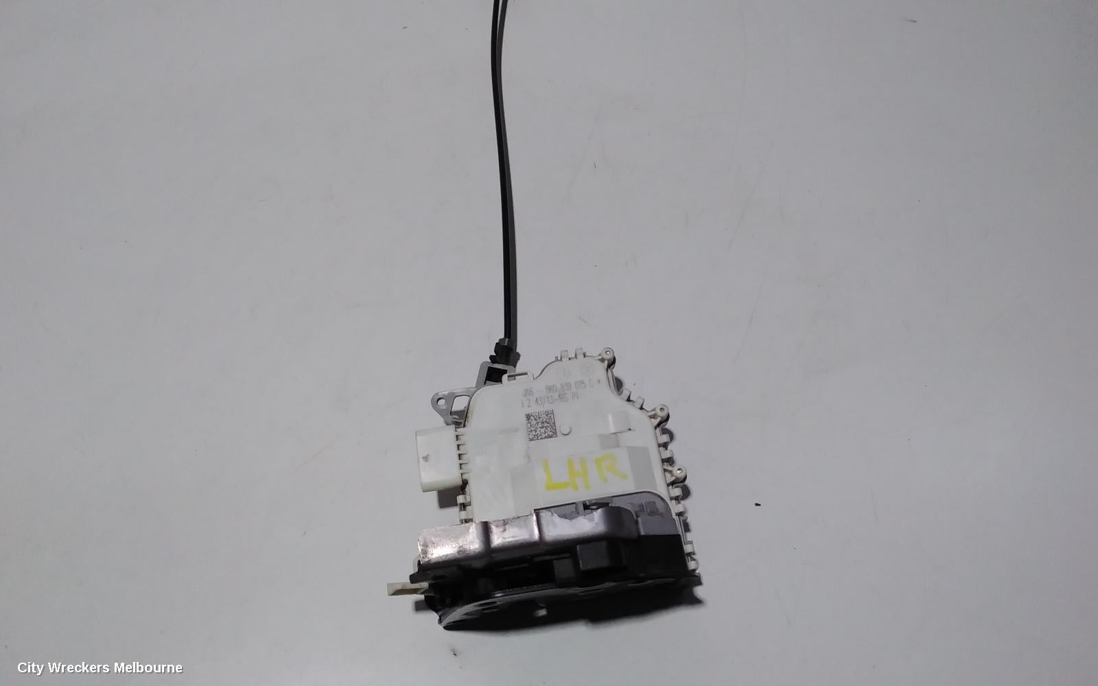 AUDI Q3 DOOR/BOOT/GATE LOCK, LEFT REAR DOOR LOCK, 8U, SINGLE ROW (6 PIN), P/N 8K0839015C, 03/2012 - 11/2014 - Image 1
