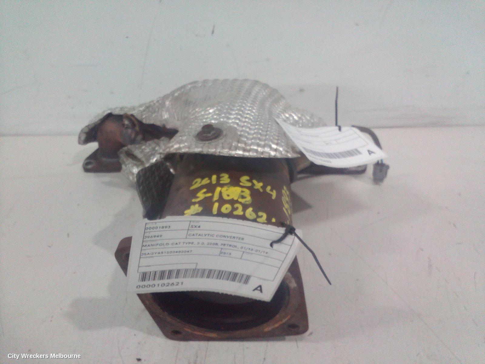 SUZUKI SX4 CATALYTIC CONVERTER, MANIFOLD-CAT TYPE, 2.0, J20B, PETROL, 01/2010 - 01/2014 - Image 1