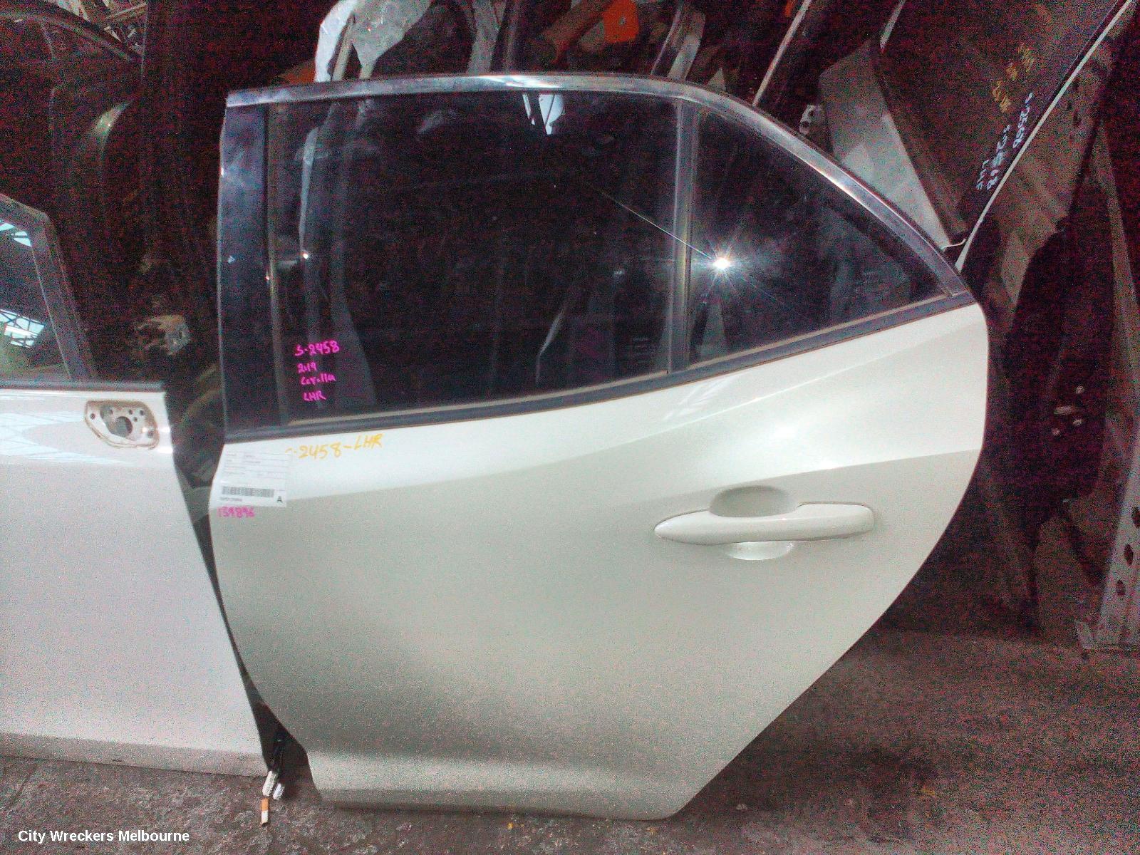 TOYOTA COROLLA LEFT REAR DOOR/SLIDING, E210, HATCH, 07/2018 ONWARDS - Image 1