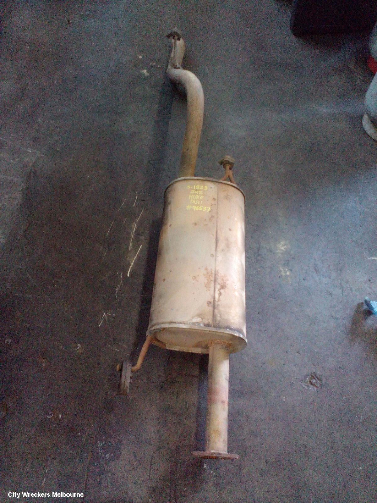 TOYOTA HIACE EXHAUST SYSTEM, TRH/KDH 03/2005 - 04/2019 - Image 1