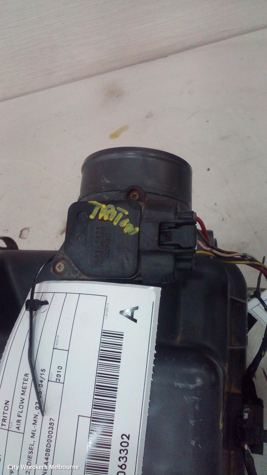 MITSUBISHI TRITON AIR FLOW METER, 2.5/3.2, DIESEL, ML-MN, 07/2006 - 04/2015 - Image 2