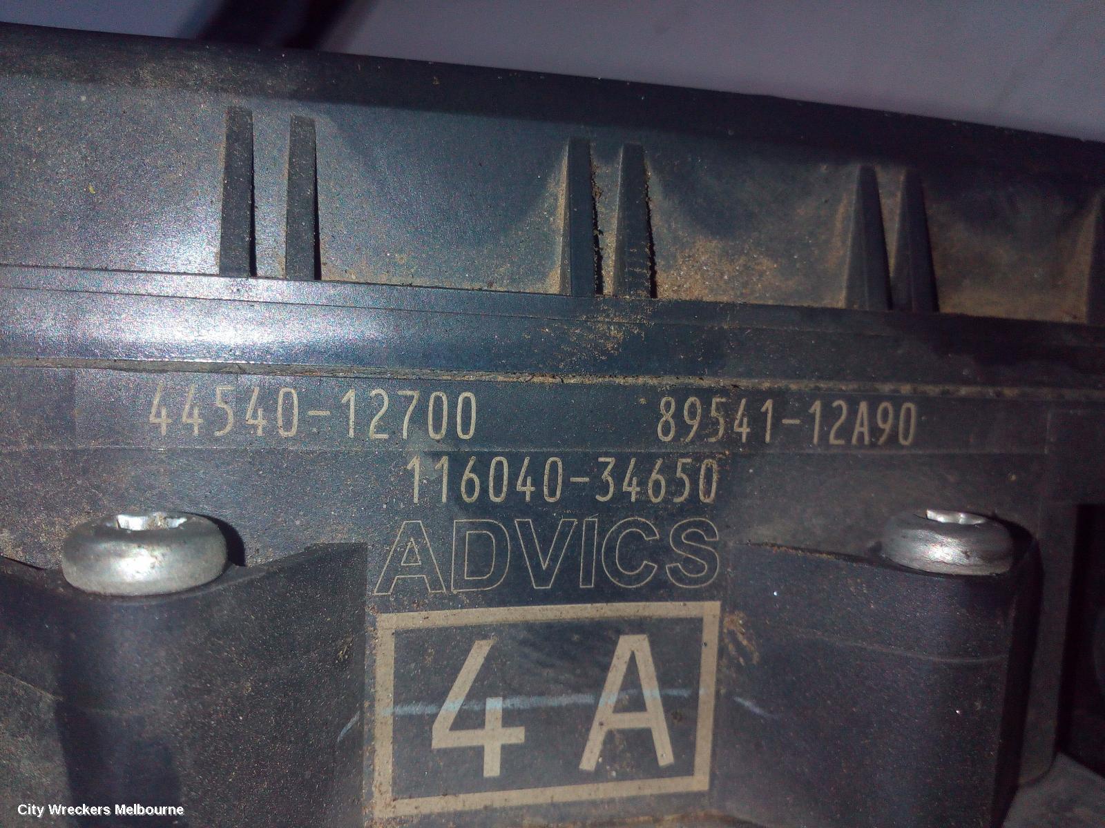 TOYOTA COROLLA ABS PUMP/MODULATOR, ZRE182R, HATCH, NON HYBRID, 03/2015 - 06/2018 - Image 2