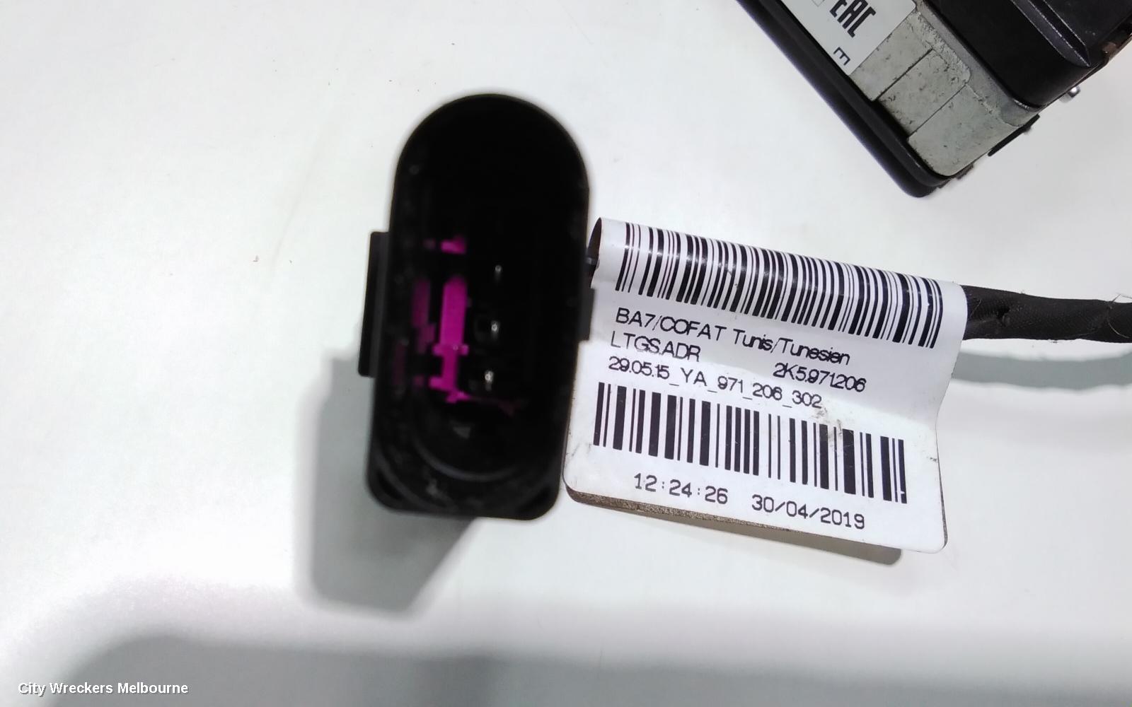 VOLKSWAGEN CADDY, 2KN, 12/2015 - 02/2021, DISTANCE RADAR 2K5907561C : 86137 - Image 3