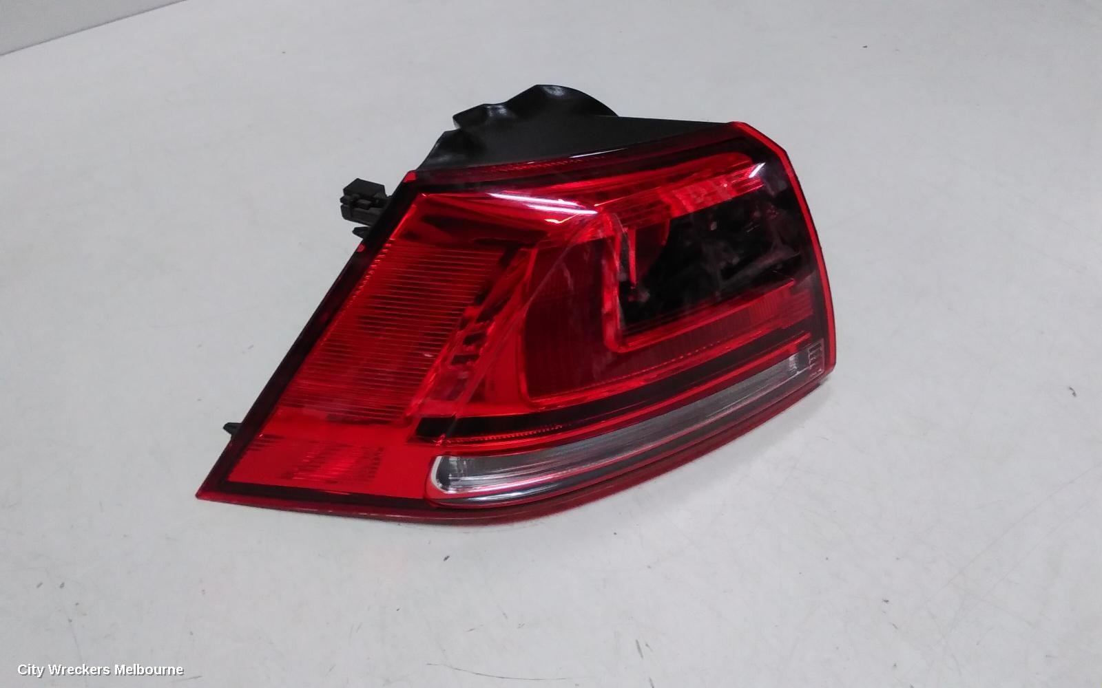 VOLKSWAGEN GOLF LEFT TAILLIGHT, GEN 7, HATCH, STANDARD, TRENDLINE/COMFORTLINE, NON LED TYPE, NON TINTED TYPE, 03/2013 - 03/2017 - Image 3