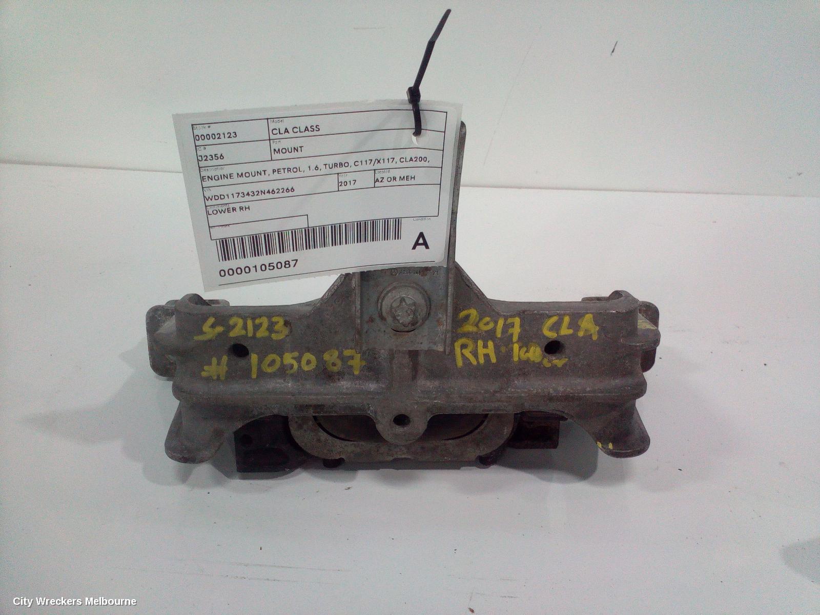 MERCEDES CLA CLASS MOUNT, ENGINE MOUNT, PETROL, 1.6, TURBO, C117/X117, CLA200, 270.910 CODE, 10/2013 - 01/2019 - Image 1