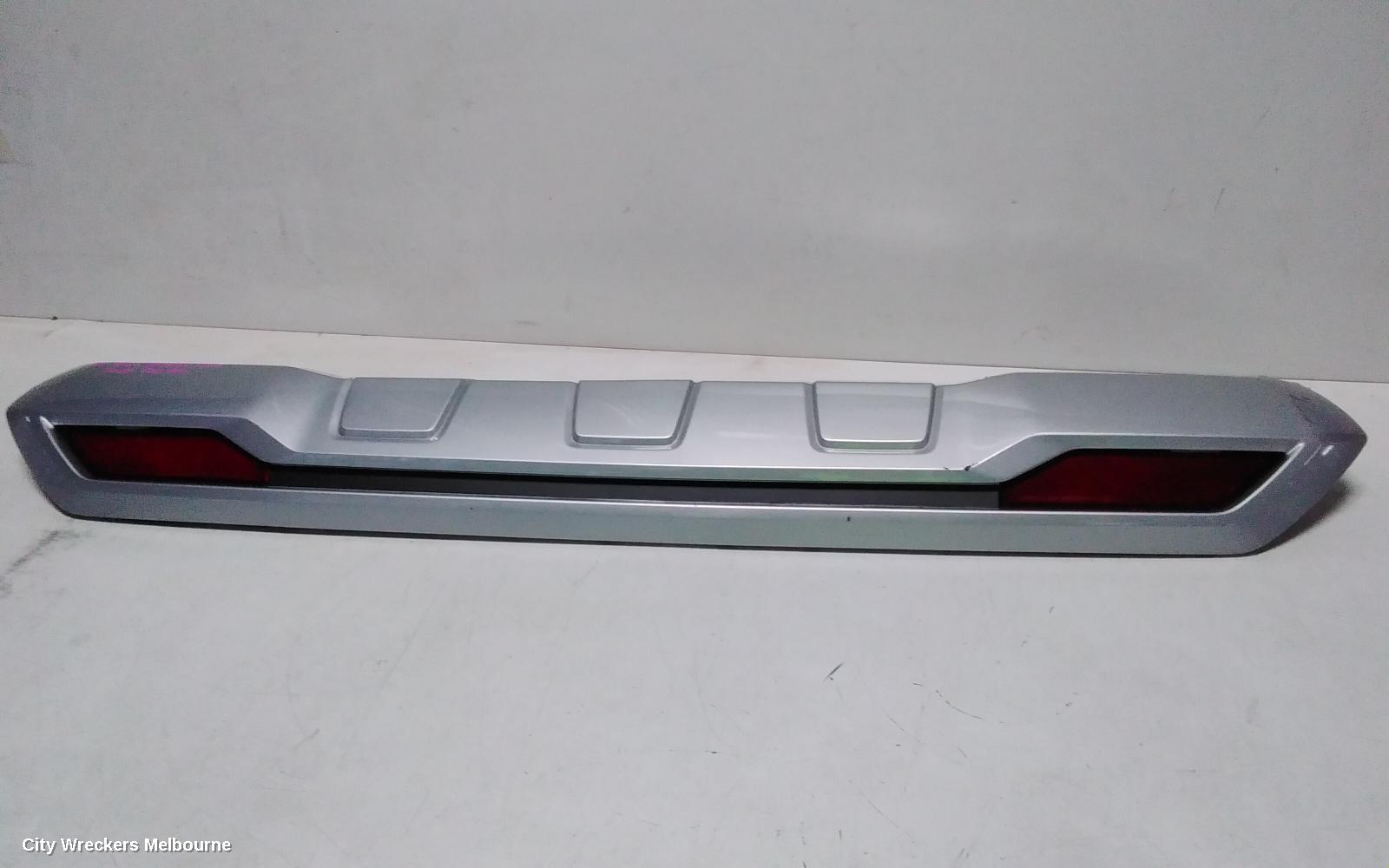 MITSUBISHI PAJERO REAR BUMPER, BUMPER BAR LOWER MOULDING, PAJERO SPORT, QF, SILVER, 11/2019 - 02/2024 - Image 2