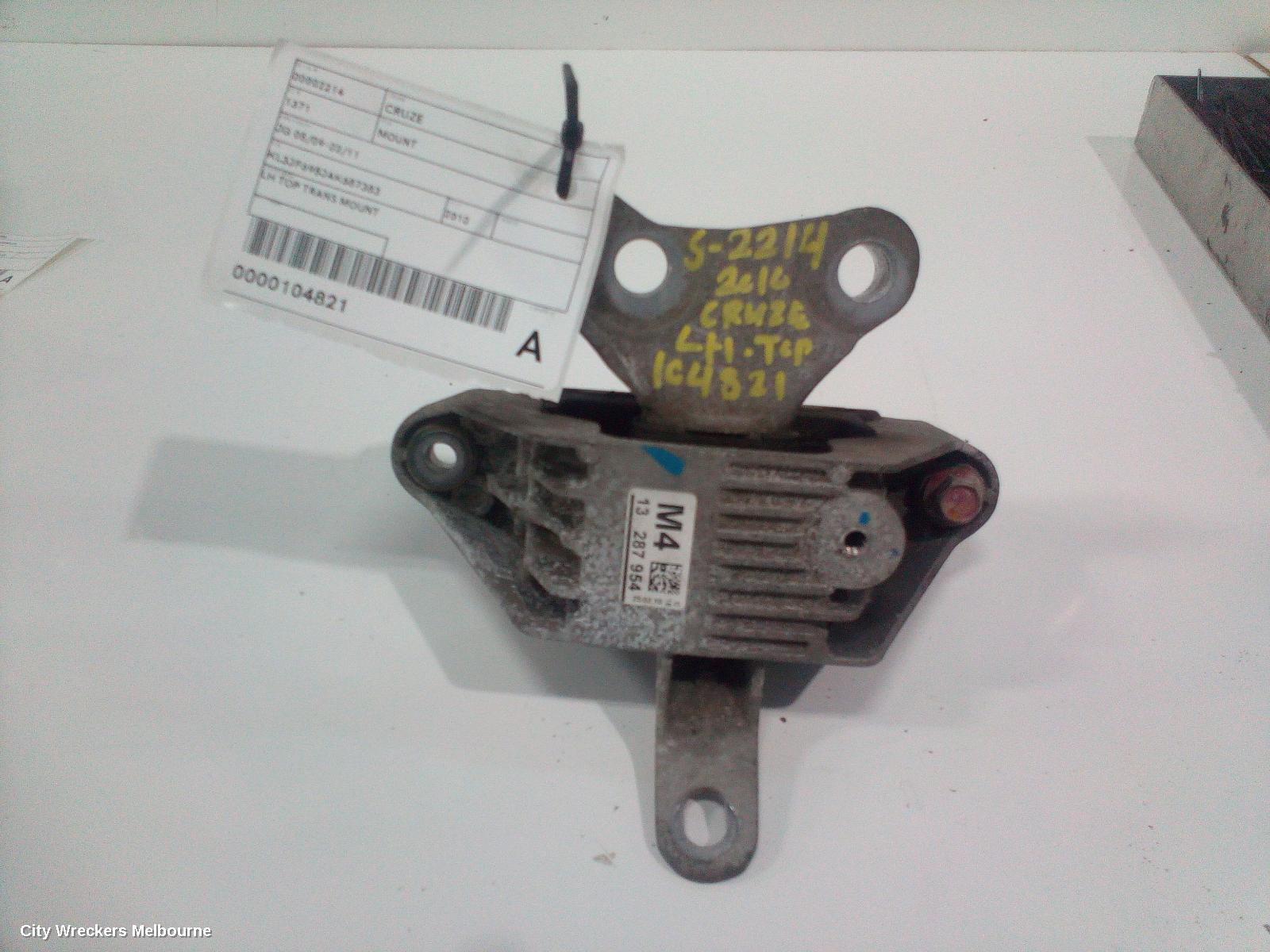 HOLDEN CRUZE MOUNT, ENGINE MOUNT, FRONT, AUTO T/M, PETROL, 1.8, F18D4, 8TH VIN = 5, JG-JH, 03/2009 - 02/2013 - Image 1