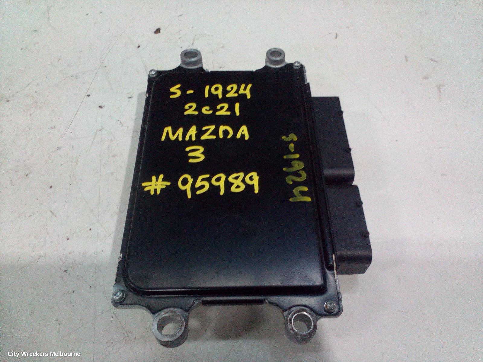 MAZDA 3 ECU, ENGINE ECU, 2.0, PETROL, ECU ONLY, DENSO PAJ1 TYPE, BP, 03/2019 ONWARDS - Image 1