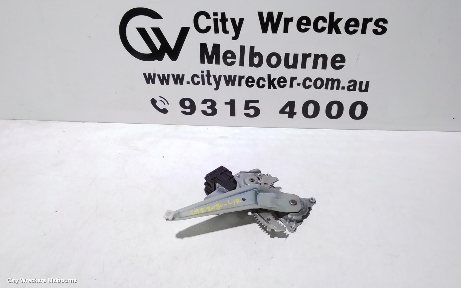 TOYOTA C-HR LEFT REAR WND REG/MOTOR, DOOR REG ASSY (REG AND MOTOR), GEN 1, 12/2016 ONWARDS - Image 2