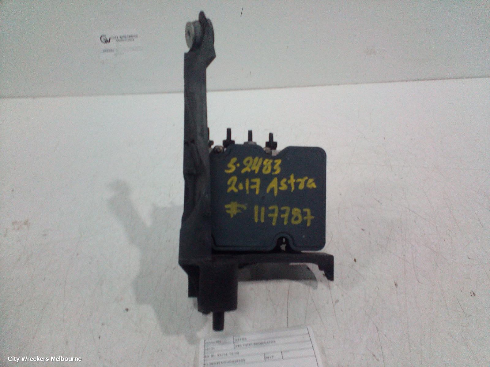 HOLDEN ASTRA ABS PUMP/MODULATOR, BK-BL, 09/2016 - 12/2020 - Image 1