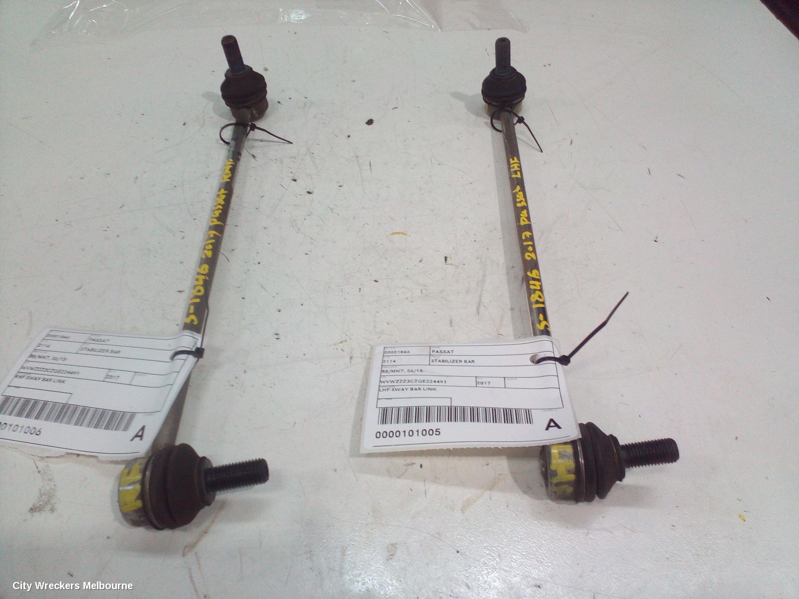 VOLKSWAGEN PASSAT STABILISER BAR, B8/MK7, 06/2015 - 05/2023 - Image 2