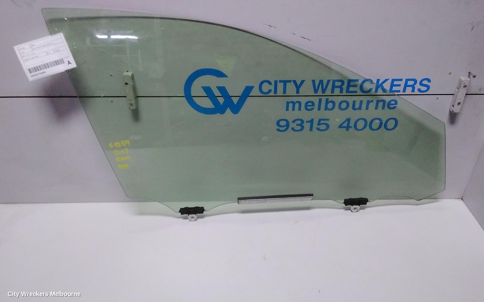 TOYOTA RAV4 RIGHT FRONT DOOR WINDOW, XA40, 12/2012 - 11/2018 - Image 1